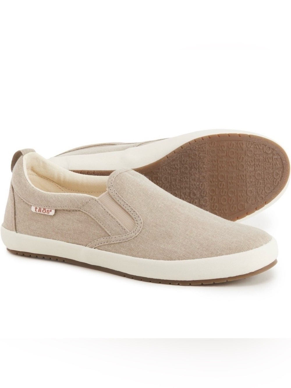Taos Dandy Slip-On Sneaker Sz 11 “Oatwash” Canvas Supportive DND-13455 Granola
